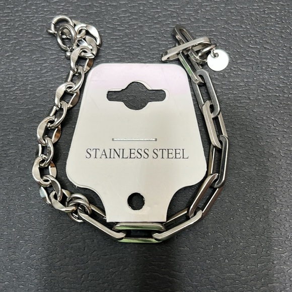 STAINLESS STEEL MENS BRACELET NWT - Picture 6 of 7